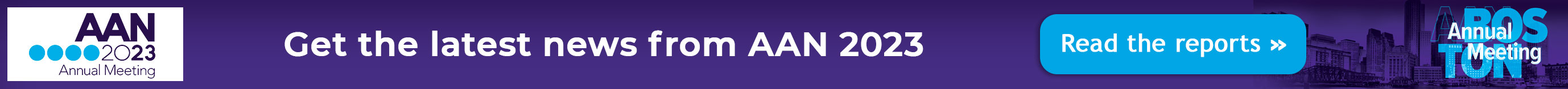 Latest news from AAN2023...Read more 